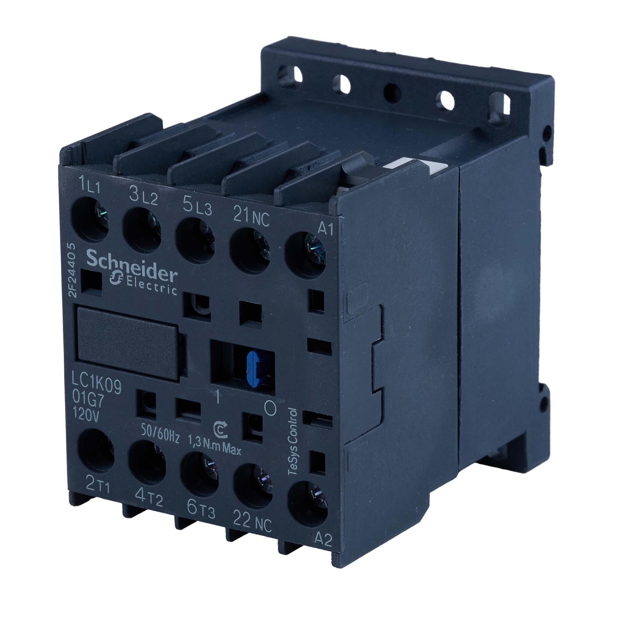 LC1K0901G7 TeSys 9A 120VAC